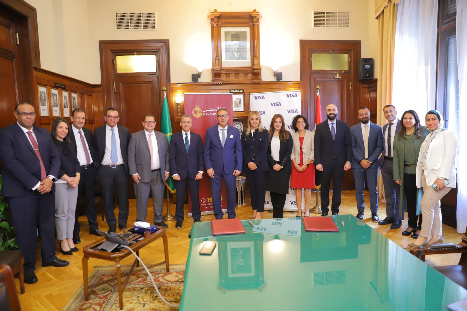 بنك مصر يوقع اتفاقية تعاون مع فيزا 2 IMG 20240501 WA0011