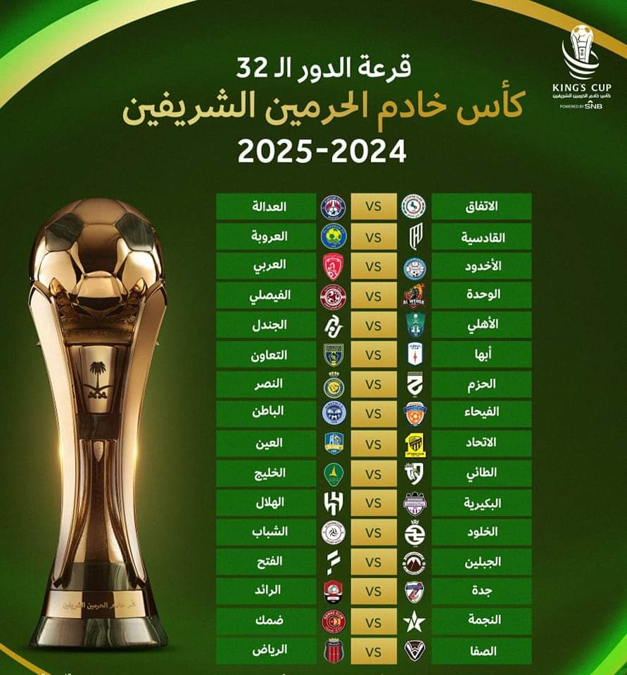 تعرف علي نتائج قرعة كأس خادم الحرمين الشريفين! 3 FB IMG 1718210799569